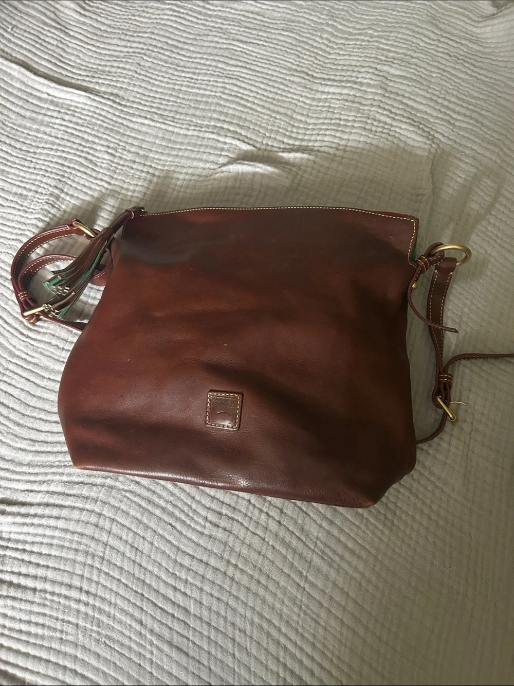 Leather Hobo Bag in Brown - Classic Women’s Shoulder Bag